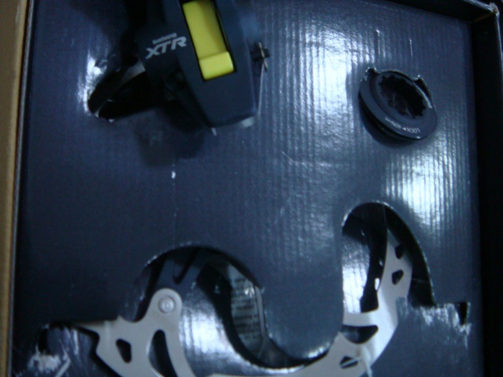 shimano XTR 970 油碟夹器 碟片，特价1080