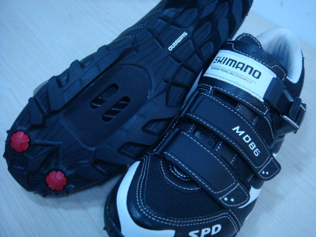  Shimano SH-M086 山地骑行鞋 锁鞋，特价500元