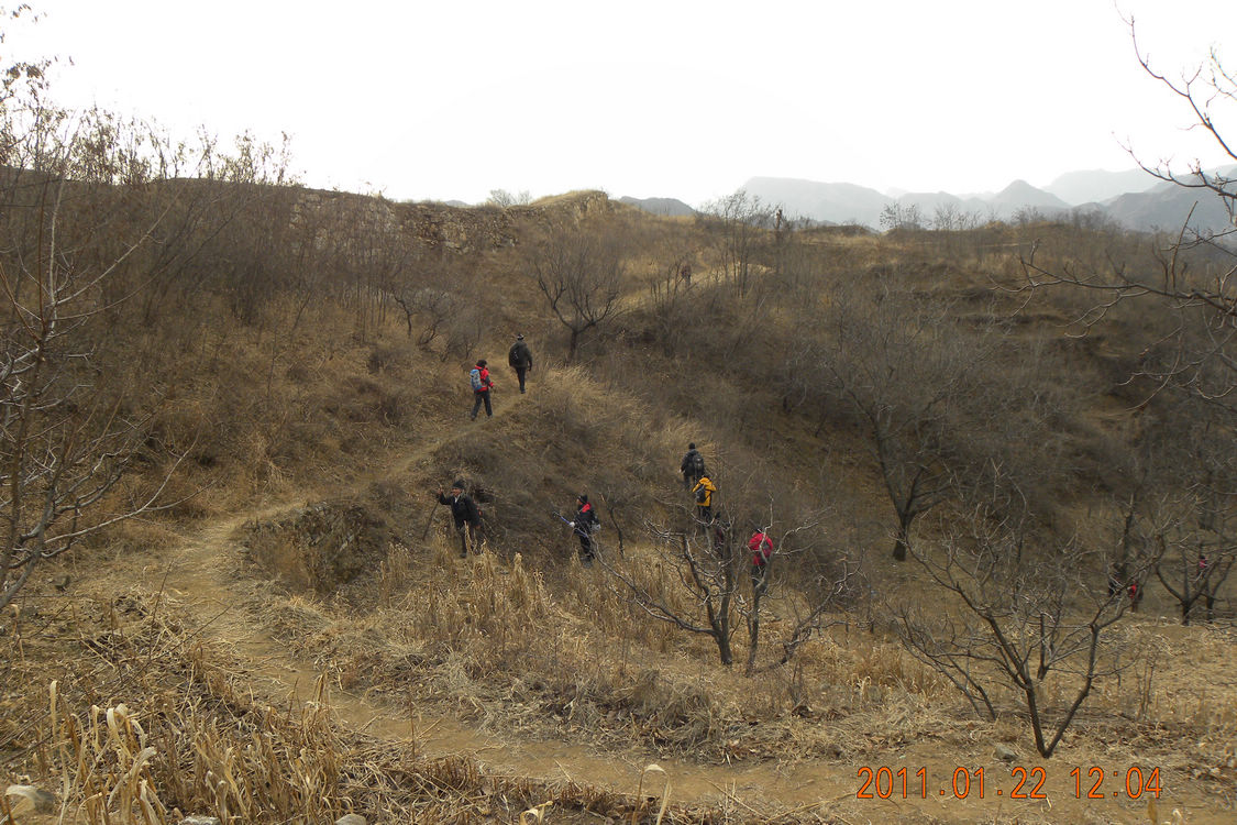 山友们已经拉开了