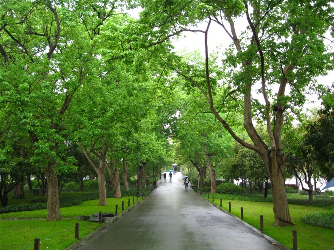 苏堤--传说是苏轼修建