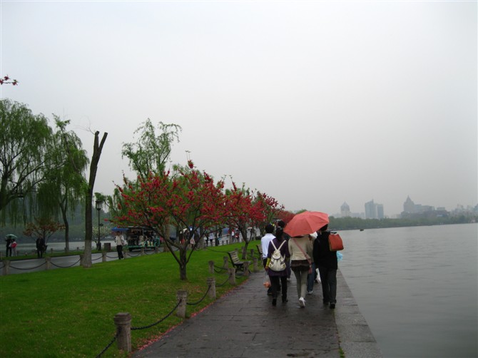 白堤--传说不是白居易修建