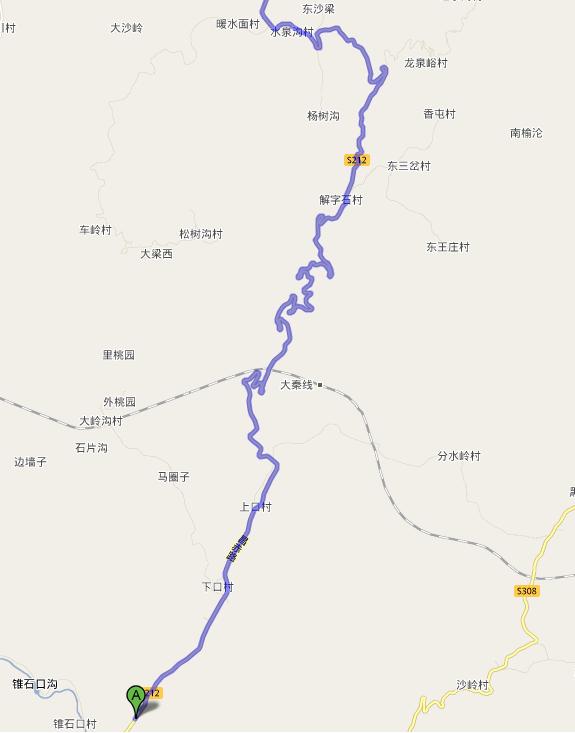 大岭沟 - 解字石.JPG