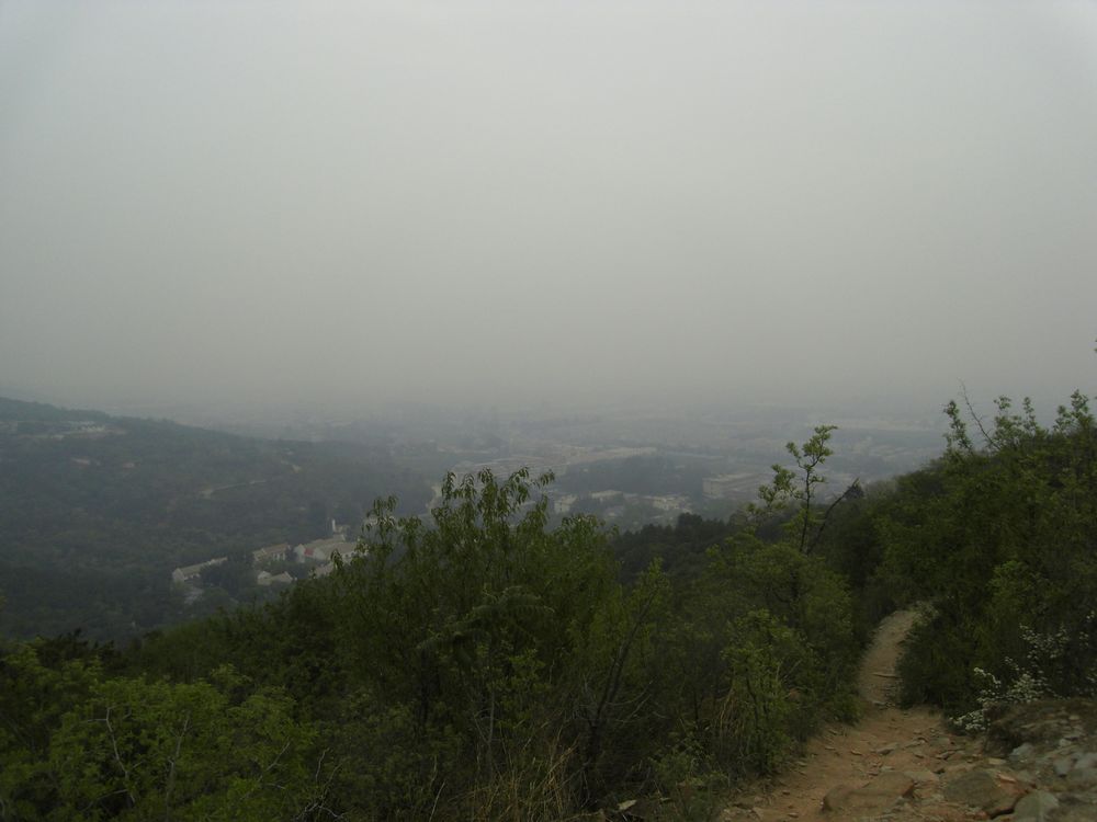 下果园的最高点 可以看到城市