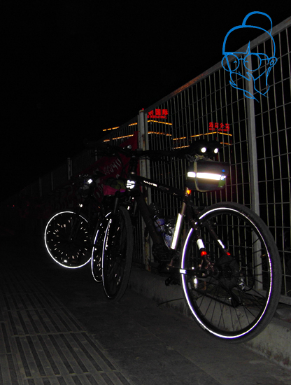 自己做的3M反光车贴