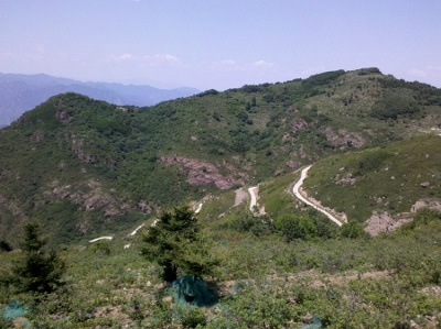 回看爬阳台山的路