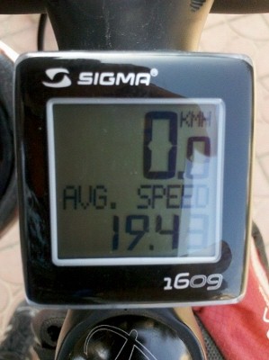 今天的平均速度