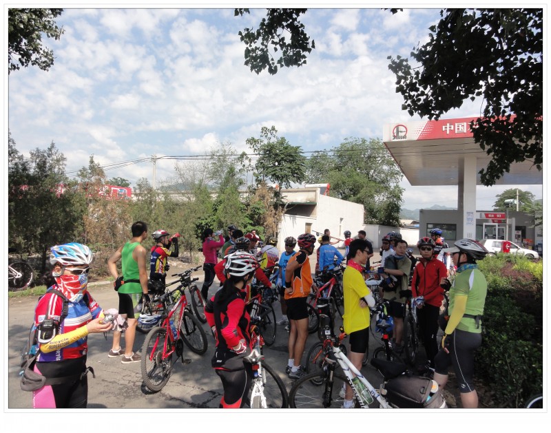 骑行到南口休息