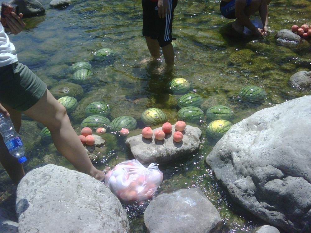 西瓜、桃子、臭脚丫子，哈哈