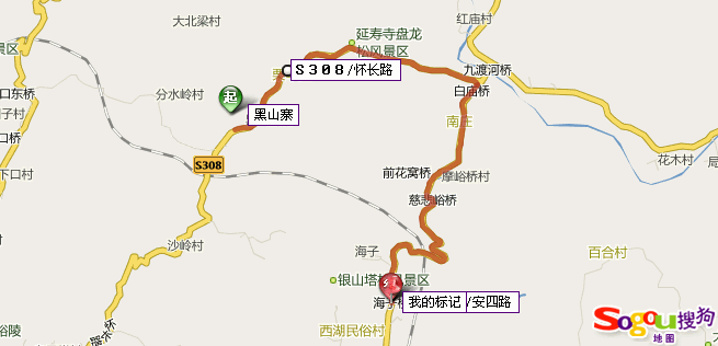 黑山寨-湖门桥（银山塔林路口）