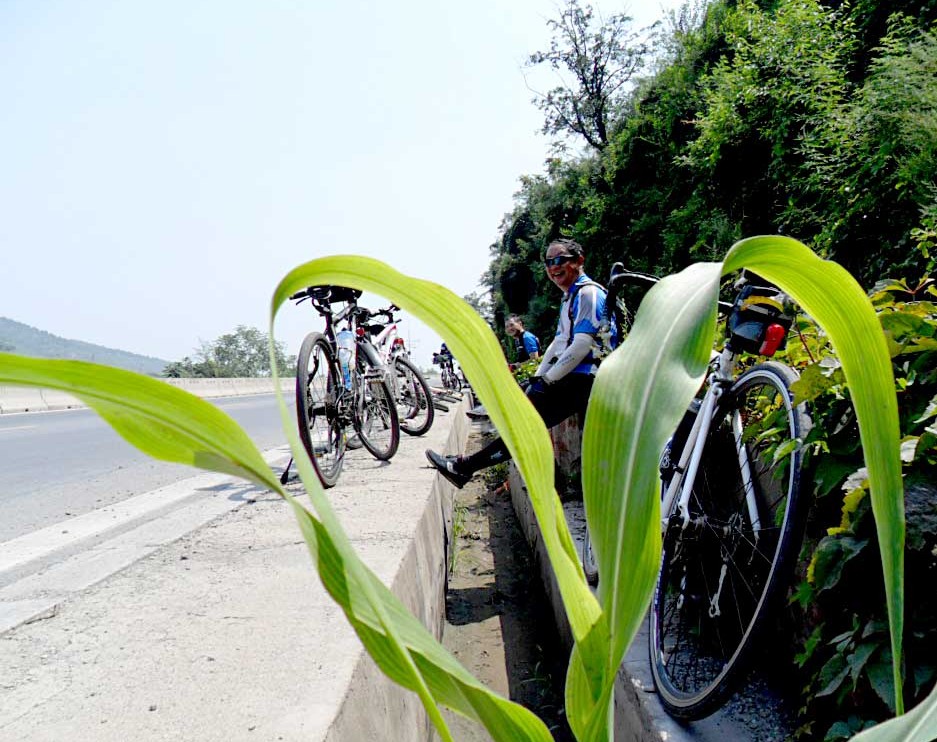 骑车去纽约拍照菜哥的照片
