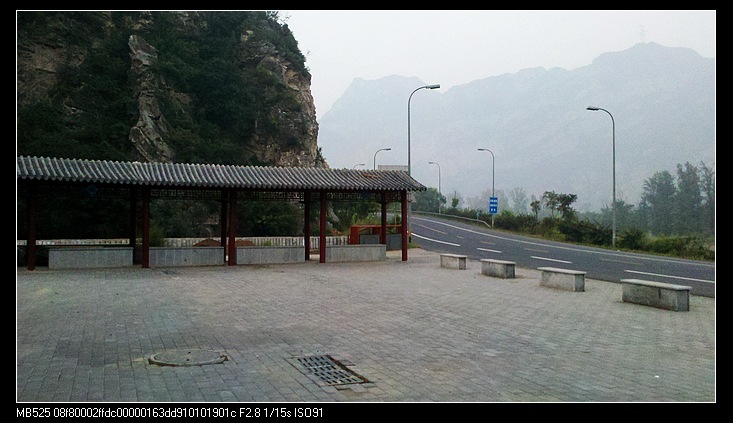 【这里就是担礼隧道附近亭廊，停车不错的地方】