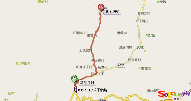 禾子涧路-长峪城  9KM