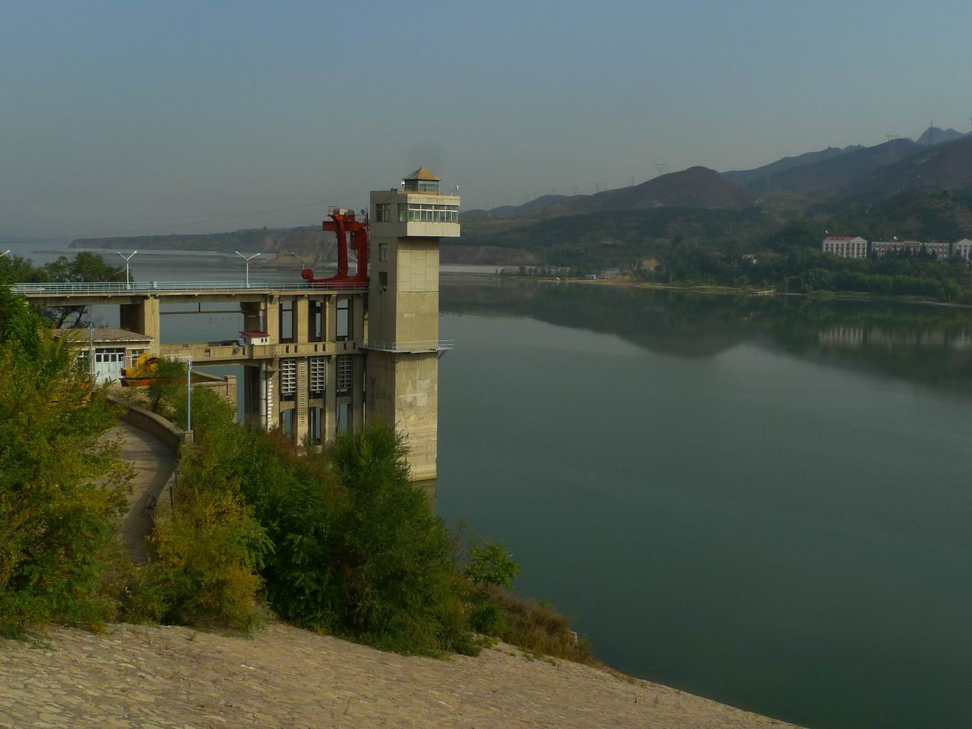 官厅水库。以前钓鱼的地方