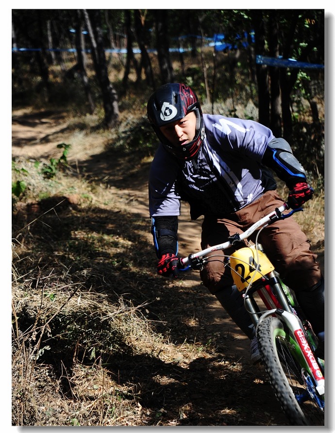 最初是一段比较平缓的路段