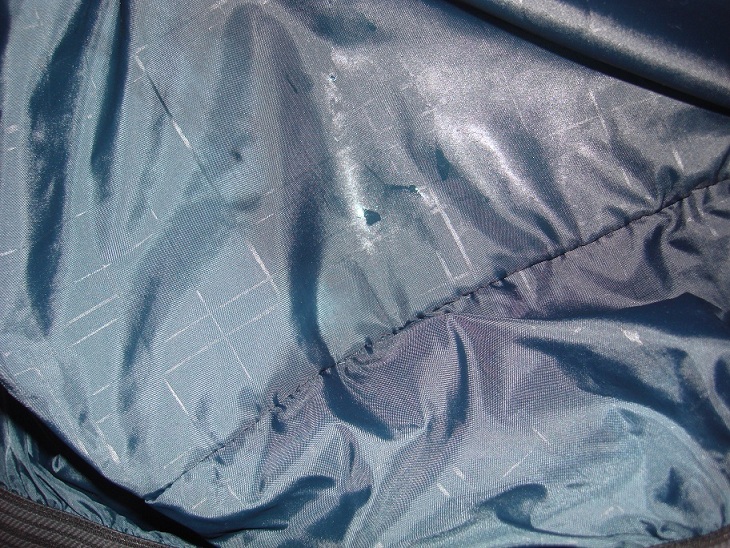 回家湿透了软壳的冲锋衣里面