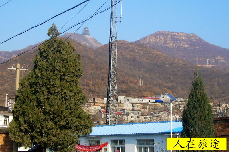 在桑峪村上望定都塔