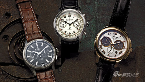 真力时Pilot腕表，5800美元；爱彼跳时三问腕表，43700美元；萧邦 L.U.C腕表，38700美元 ... ...