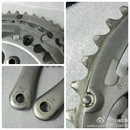 105标准尺寸三盘牙盘功能完好，600元