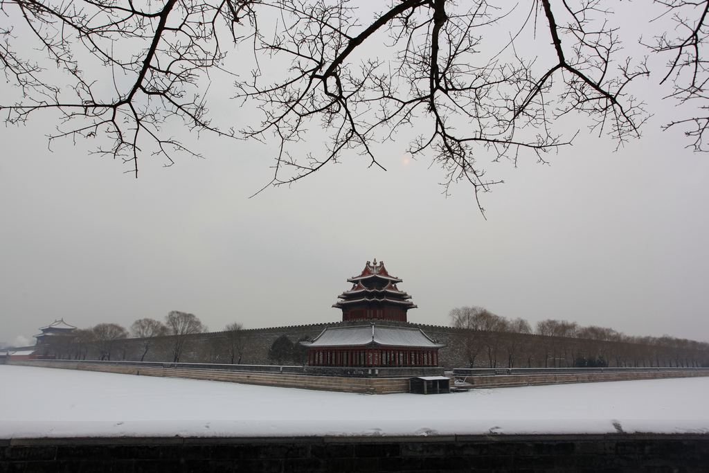 雪后角楼
