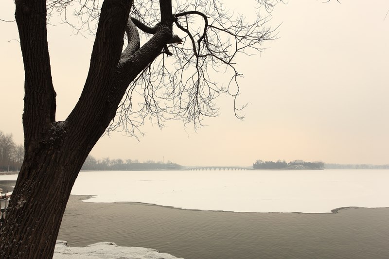 雪后颐和园