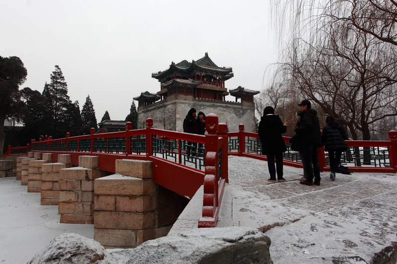 雪后颐和园