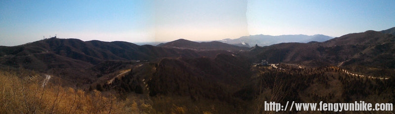 香山XC全景看北京