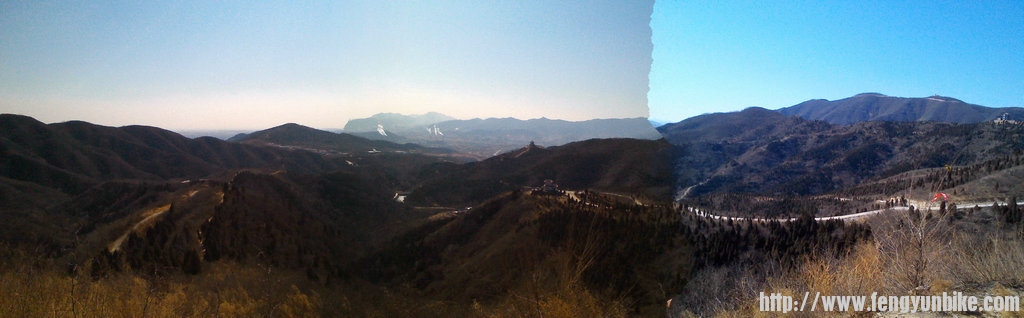 香山XC全景看北京