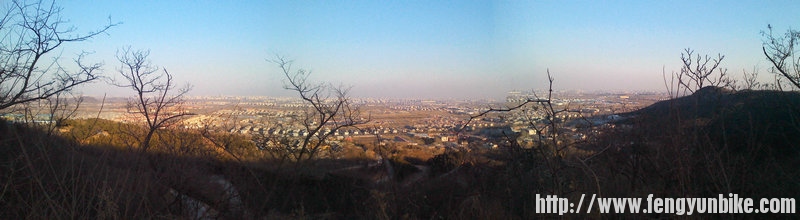 香山XC全景看北京