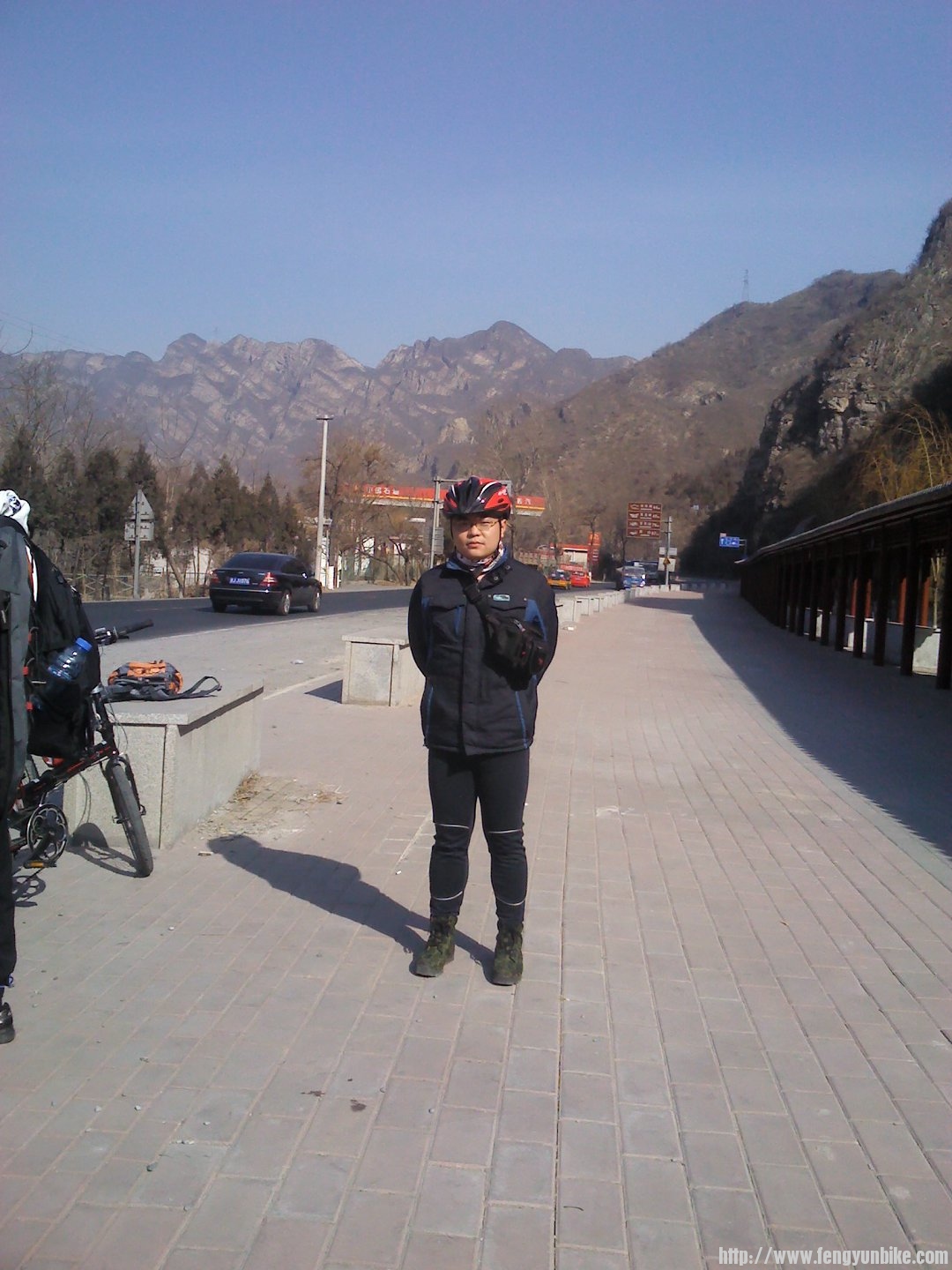 时间还很早，骑行40公里到达休息点