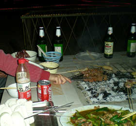 自己 烤肉 稍事腐败