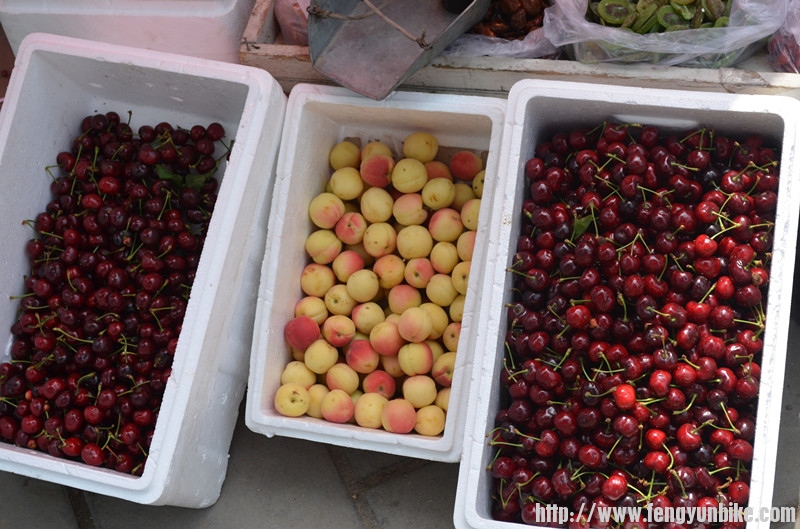 紫樱桃好吃 就是贵 18一斤 挺甜的