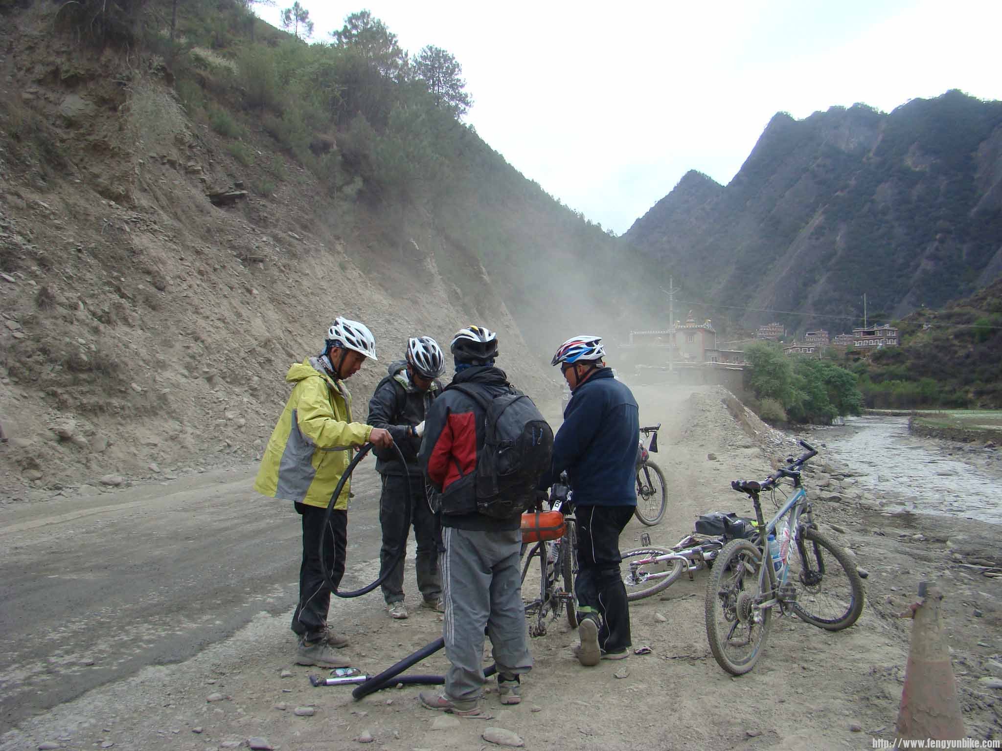 人品超差的小磊子又爆胎了
