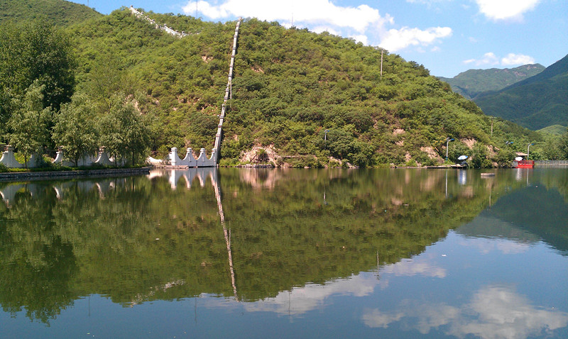 倒影美景，手机效果差了点
