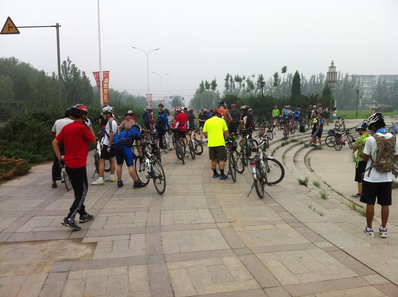 与城北骑友会师