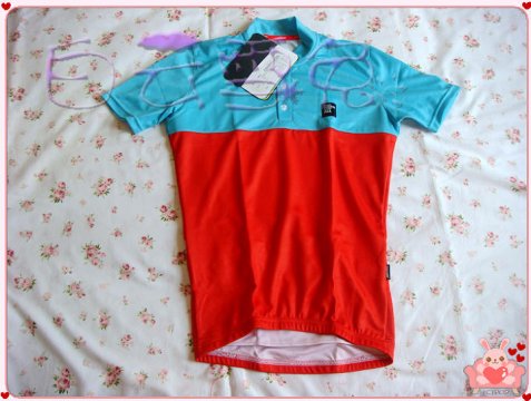 根特男士短袖休闲骑行服红色S