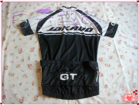 捷酷 GT 男士短袖骑行服黑色M,L