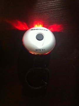 9成新的LED车后尾灯TRELOCK尾灯