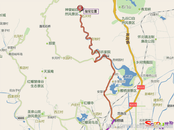 G111转到X004路线