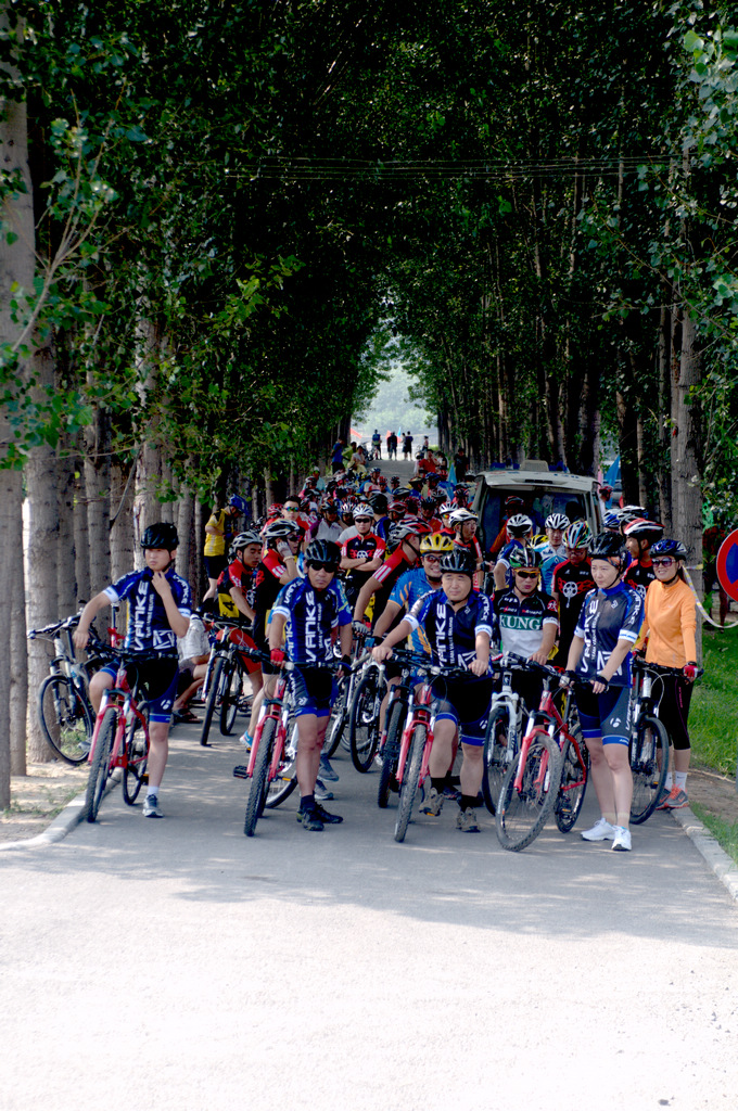 山地车准备出发