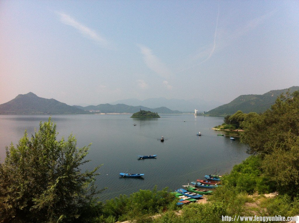 怀柔水库的美景