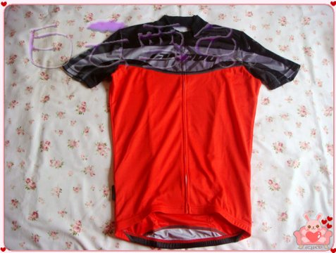 捷酷 顶峰 红色短袖骑行服M有勾线