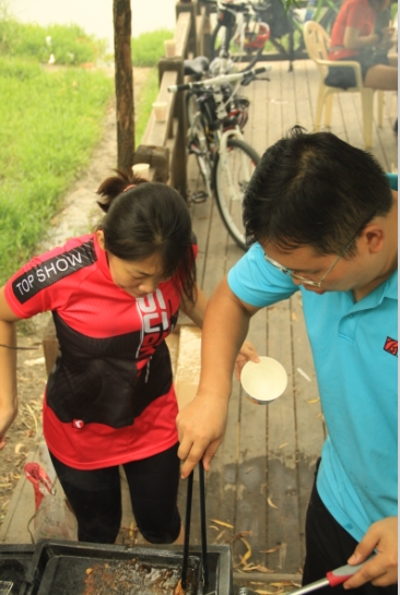 呀！掉了！  你说什么？