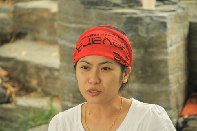 木兰队开始饭后休闲活动 自我介绍