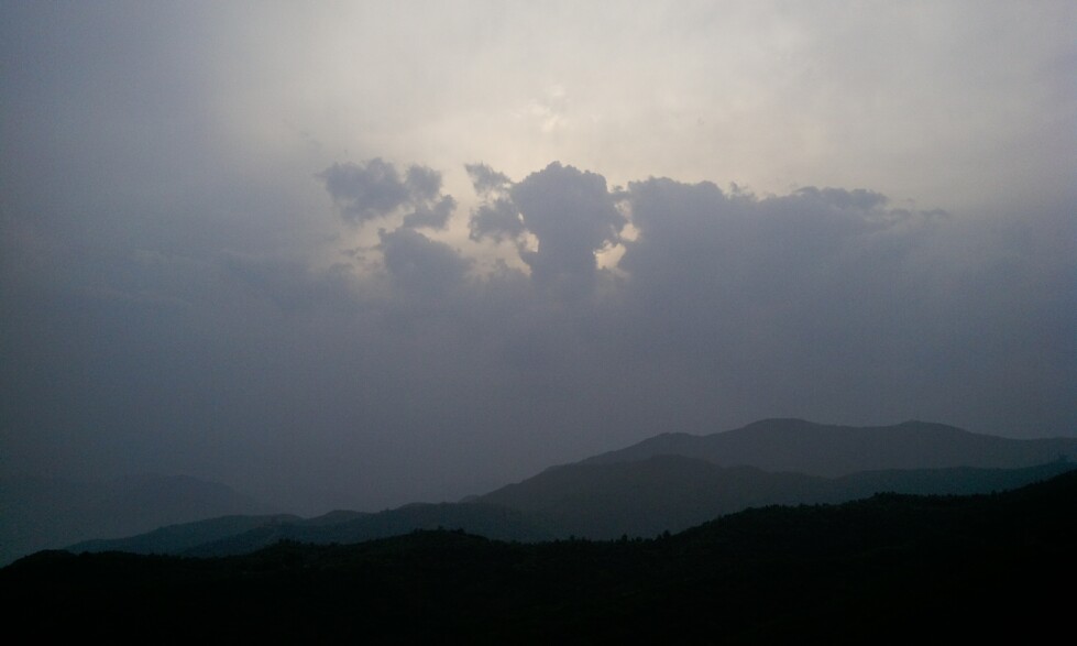 突然接到雷阵雨预警