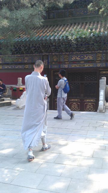 玩手机的小和尚