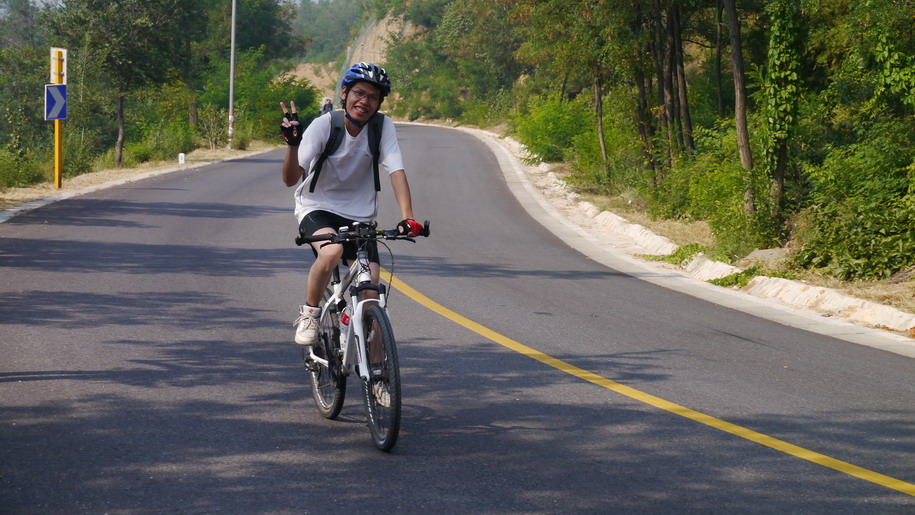 第一次爬这么长的坡，当时都不知道自己是怎么爬上去的。