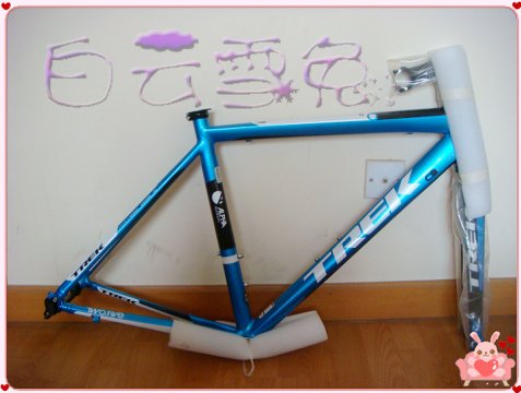 trek2.5公路车架蓝色，尺寸52