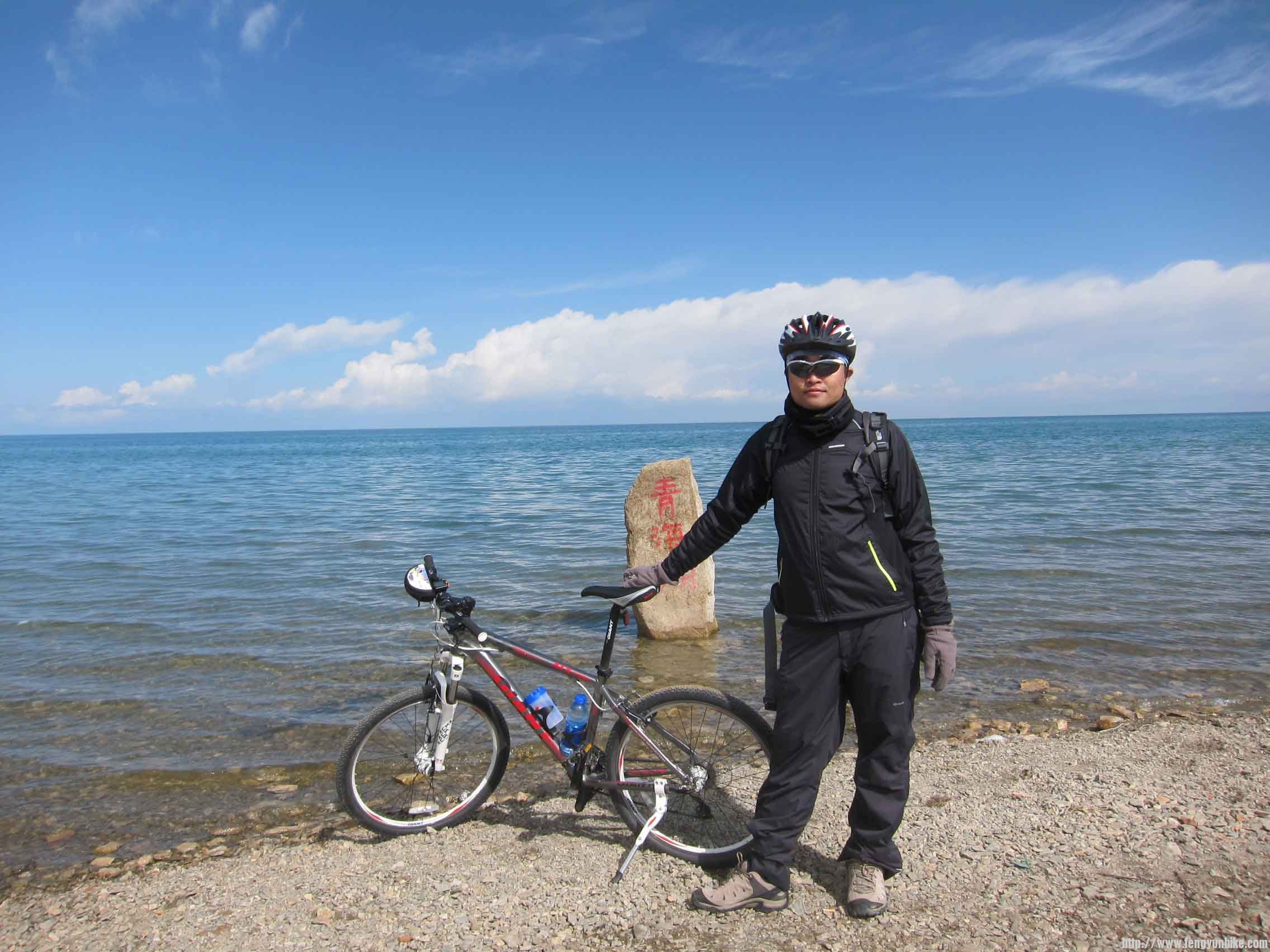 近距离的青海湖