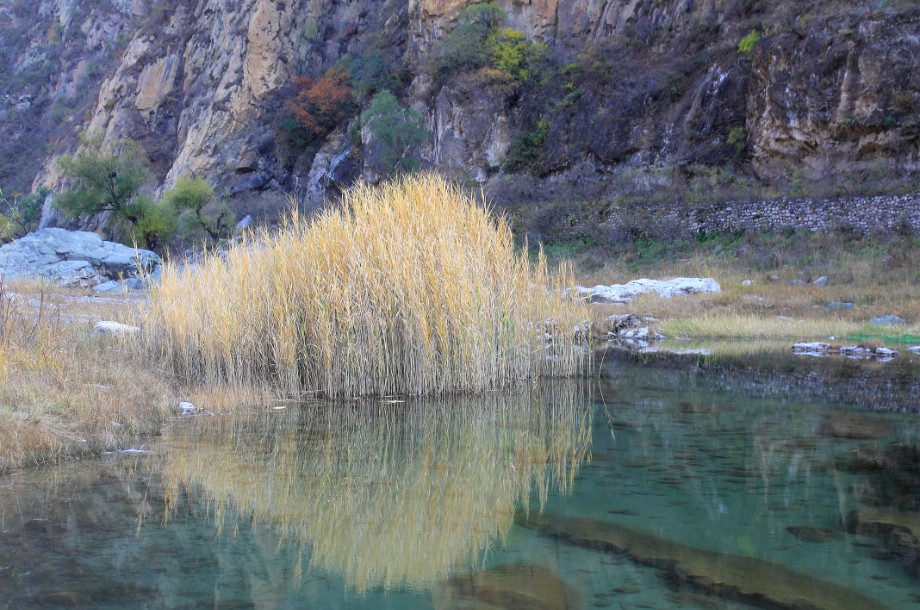 2012年10月20号珍珠湖骑行照片（水中倒影）