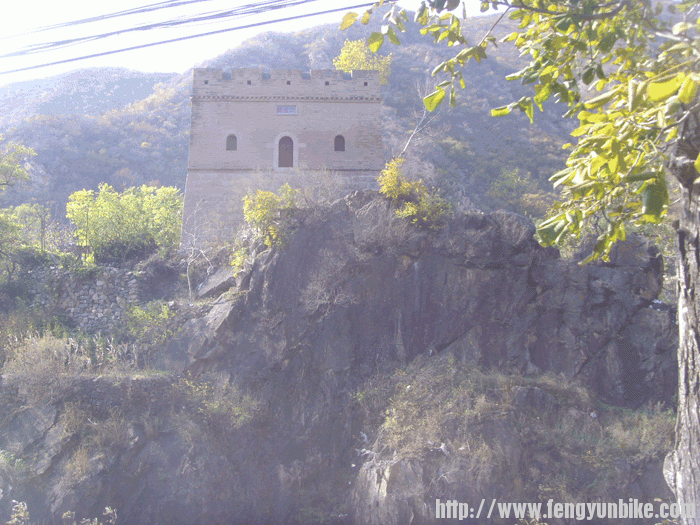 骑到这个地方返回